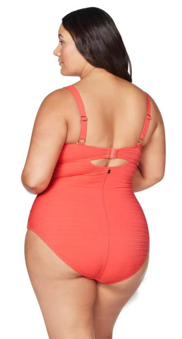Make a curve statement in our Artesands Cezanne plus size one piece, the  most flattering swimsuit shape EVER.⁠ ⁠ Artesands⁠ Fi