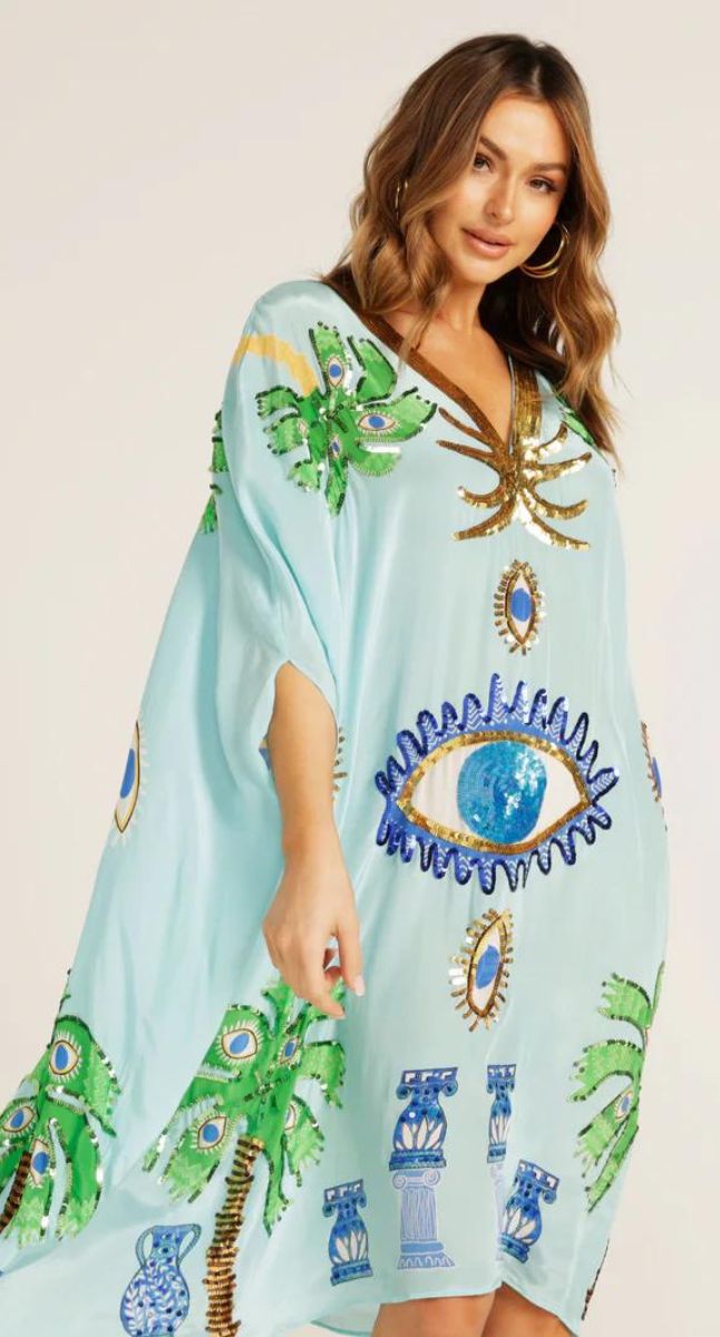 The Evil Eye Capelette Kaftan