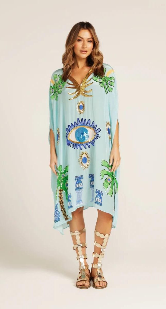 The Evil Eye Capelette Kaftan