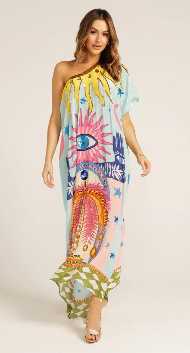 Hellios Long Kaftan