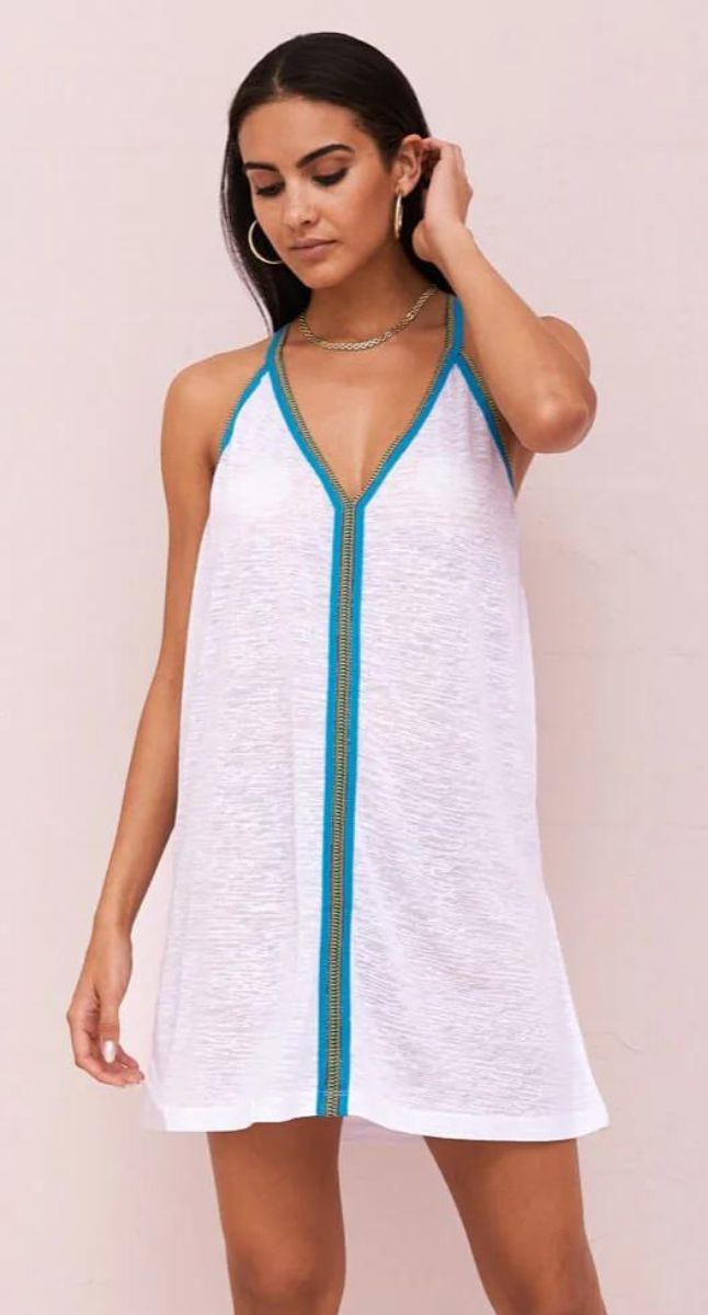 Pitusa Mini White Sundress - From Peru