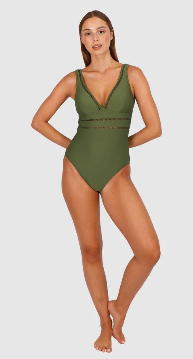 Rococco Long Line One Piece Swimsuit