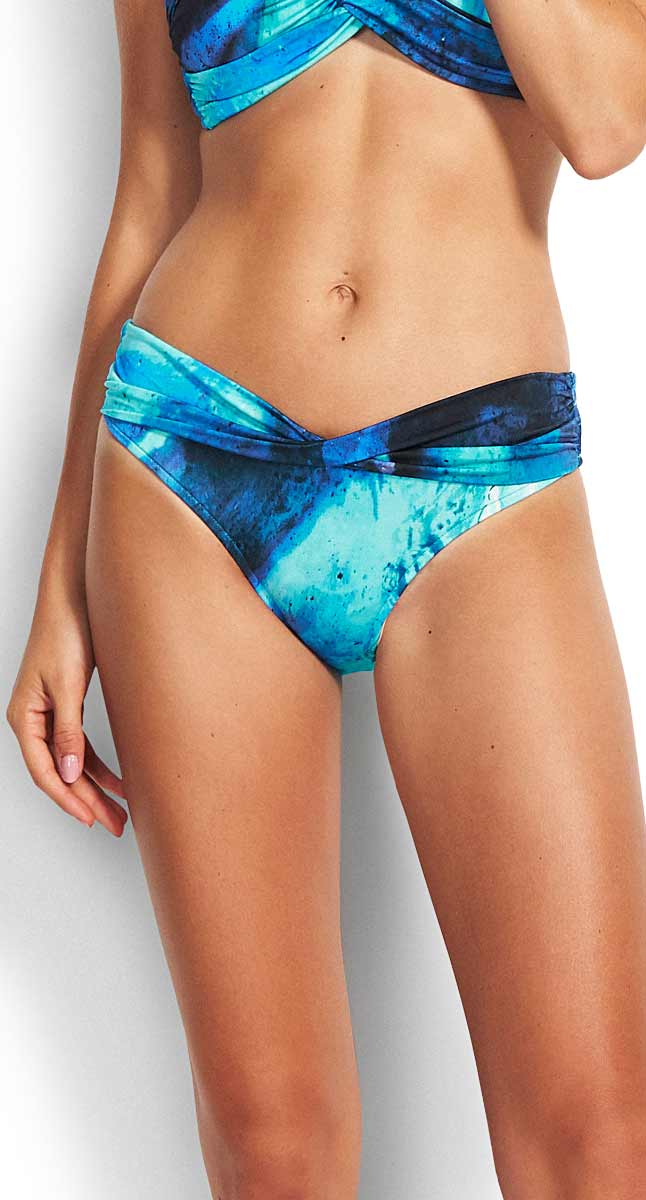 Seafolly OceanOmbre Twist Band Hipster Bikini Pant